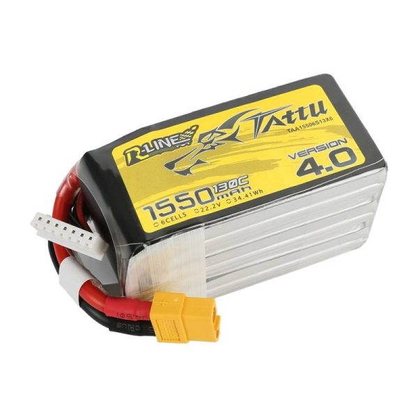 Battery Tattu R-Line 4.0 1550mAh 22.2V 130C 6S1P XT60 - Image 2