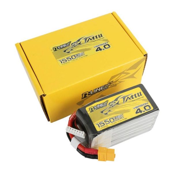 Battery Tattu R-Line 4.0 1550mAh 22.2V 130C 6S1P XT60 - Image 5