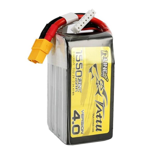 Battery Tattu R-Line 4.0 1550mAh 22.2V 130C 6S1P XT60 - Image 4