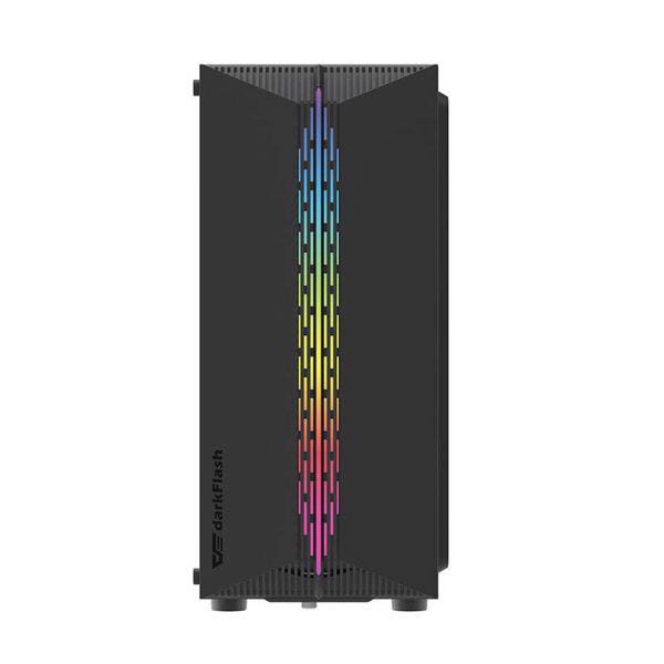 Darkflash DK151 LED computer case (black) + 3 RGB fans - Image 6