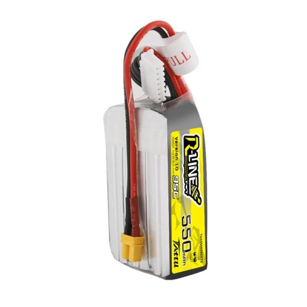 Battery Tattu R-Line 550mAh 22.2V 95C 6S1P XT30 - Image 4