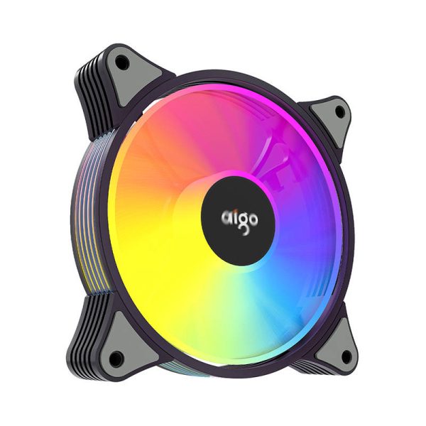 Computer Fan set 3in1 Aigo AR12 ARGB 120x120 (black) - Image 2