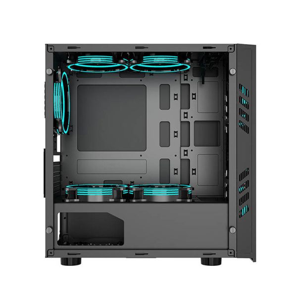Computer case Aigo Black Technology Mini Micro-ATX (black) - Image 4