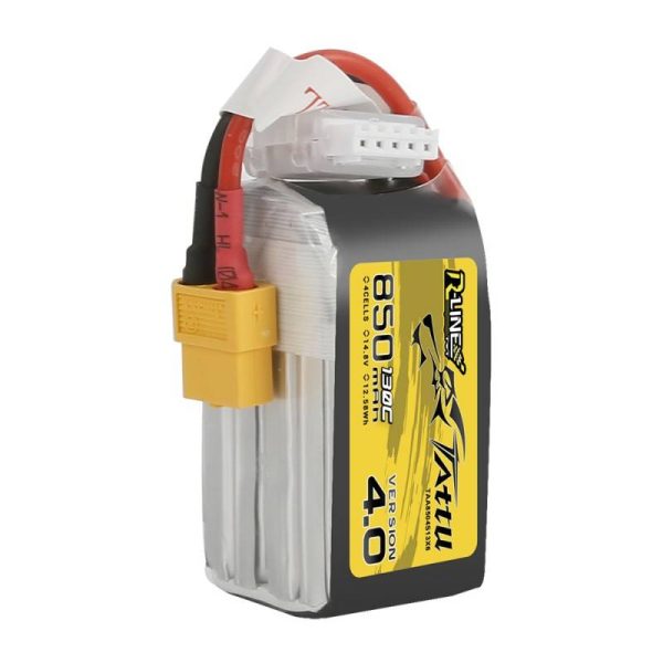 Battery Tattu R-Line 850mAh 14.8V 130C 4S1P XT60 - Image 4