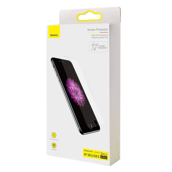 Tempered glass 0.3mm Baseus for iPhone SE 2 / iPhone SE 3 - Image 4