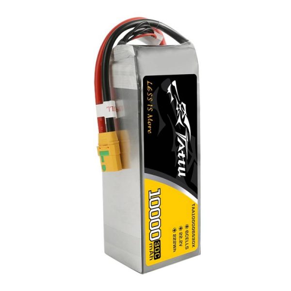 Battery Tattu 10000mAh 22.2V 30C 6S1P XT90 Anti-spark Plug - Image 4