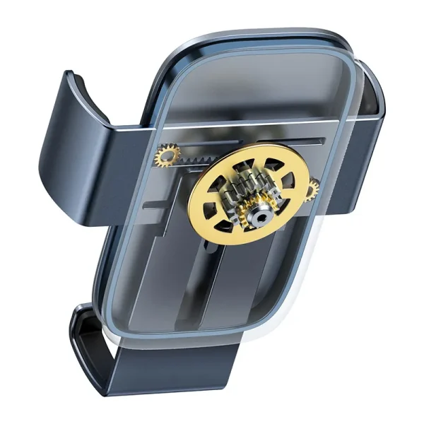 Baseus Metal Age II Gravitational Car Holder on ventilation grid (gray) - Image 5