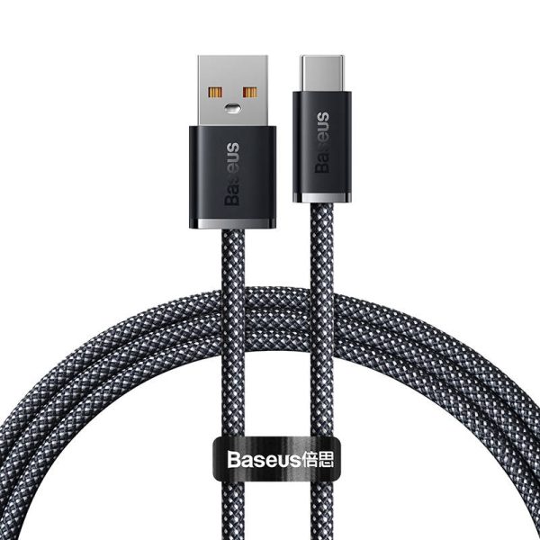 Cable USB to USB-C Baseus Dynamic Series, 100W, 1m (grey) - Image 2