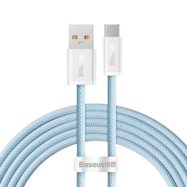 Cable USB to USB-C Baseus Dynamic Series, 100W, 2m (blue) - Image 2