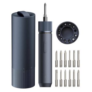 HOTO QWLSD001 cordless precision screwdriver + bit set (blue)