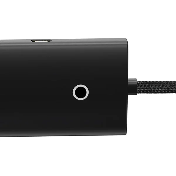 Baseus Lite Series Hub 4in1 USB-C to 4x USB 3.0 + USB-C, 1m (Black) - Image 4