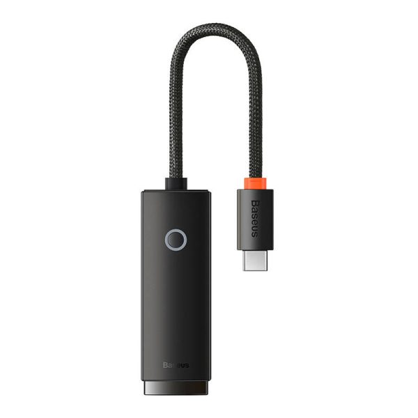 Network adapter Baseus Lite Series USB-C to RJ45 (black) - Image 2