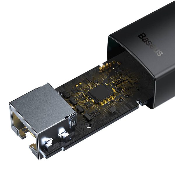 Baseus Lite Series USB to RJ45 network adapter, 100Mbps (black) - Image 6