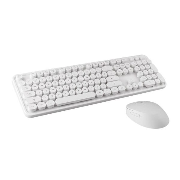 Wireless keyboard + mouse set MOFII Sweet 2.4G (white) - Image 2