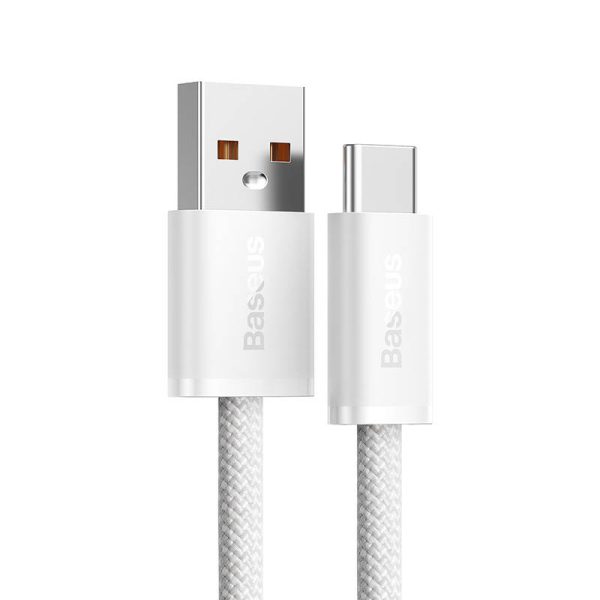 Cable USB to USB-C Baseus Dynamic Series, 100W, 2m (white) - Image 6