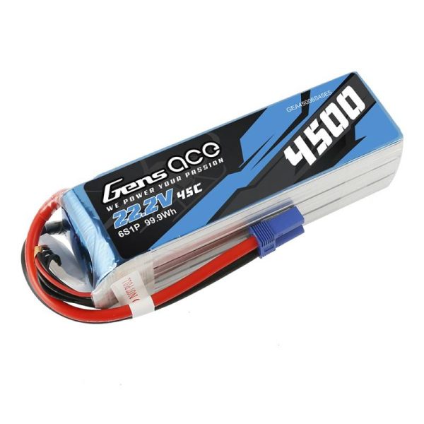 Battery Gens Ace 4500mAh 22.2V 45C 6S1P - Image 2