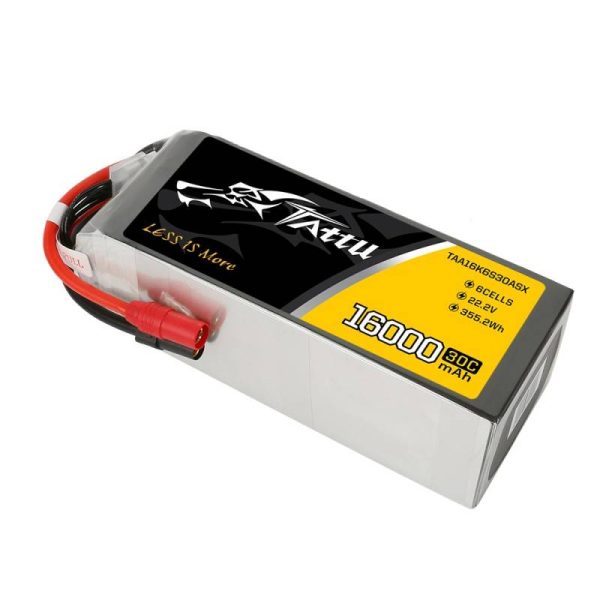 Battery Tattu 16000mAh 22.2V 30C 6S1P LiPo AS150+XT150 - Image 2