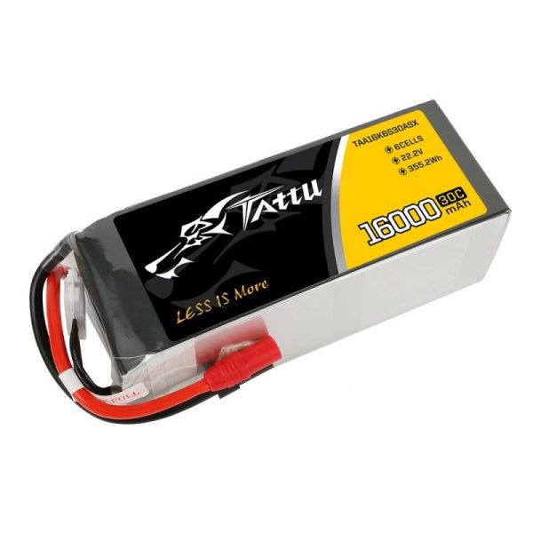 Battery Tattu 16000mAh 22.2V 30C 6S1P LiPo AS150+XT150 - Image 3