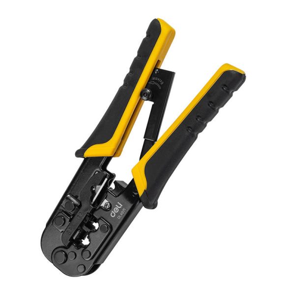 Deli Tools EDL4971 Ethernet Connector Crimping Pliers, 4/6/8P, RJ45/RJ14/RJ12/RJ9 - Image 4