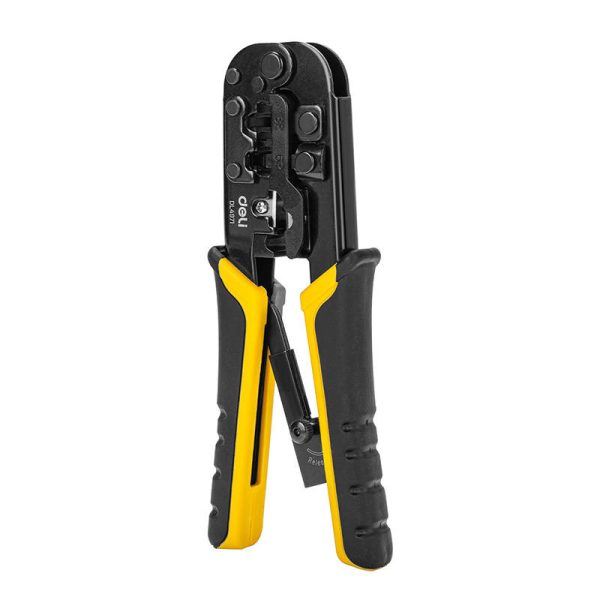 Deli Tools EDL4971 Ethernet Connector Crimping Pliers, 4/6/8P, RJ45/RJ14/RJ12/RJ9 - Image 3