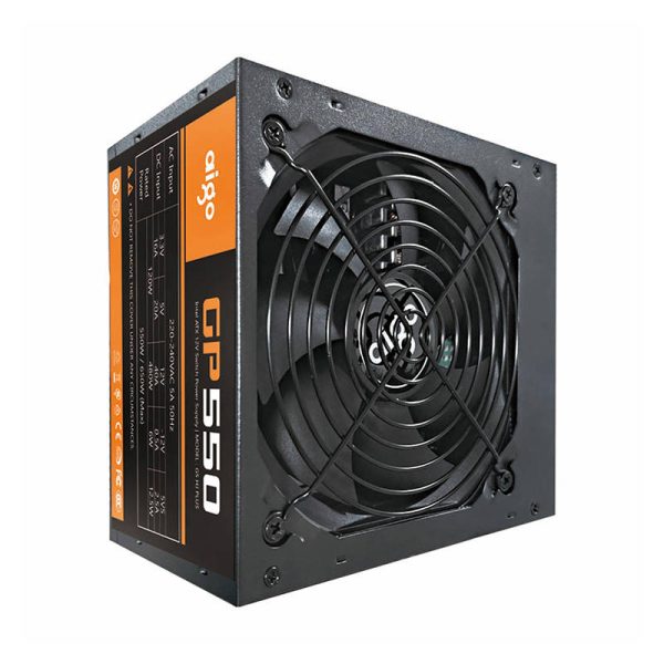 Computer Power Supply Aigo GP550 80 Plus Bronze 650W (black) - Image 2