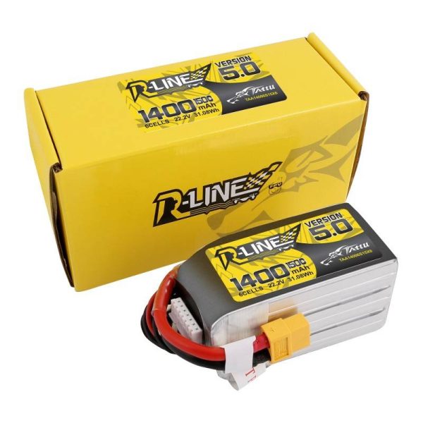Battery Tattu R-Line 5.0 1400mAh 22.2V 150C 6S1P XT60 - Image 5