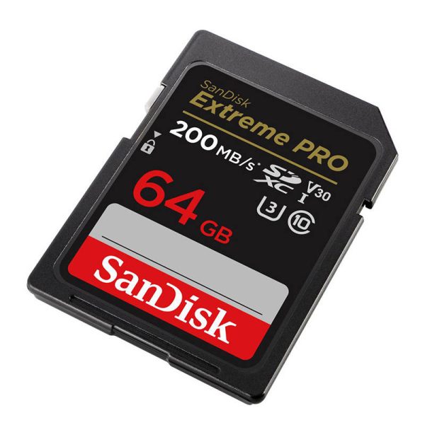 Memory card SANDISK EXTREME PRO SDXC 64GB 200/90 MB/s UHS-I U3 (SDSDXXU-064G-GN4IN) — изображение 2