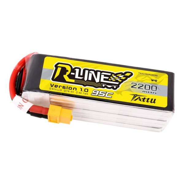 Battery Tattu R-Line 2200mAh 18.5V 95C 5S1P XT60 - Image 2