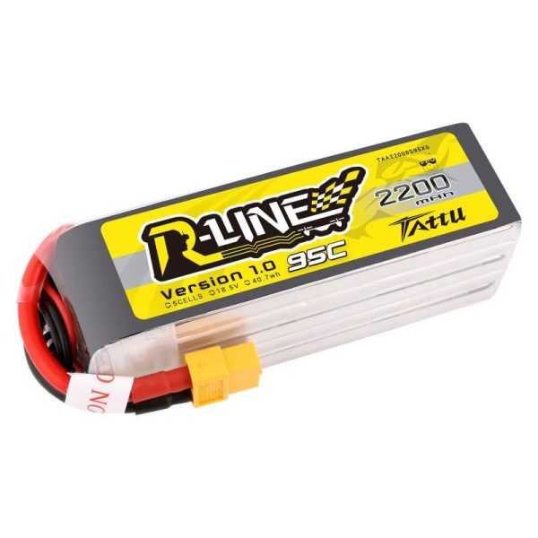 Battery Tattu R-Line 2200mAh 18.5V 95C 5S1P XT60 - Image 3