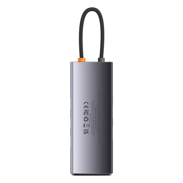 Hub 7in1 Baseus Metal Gleam Series, USB-C to 3x USB 3.0 + 2x HDMI + USB-C PD + Ethernet RJ45 - Image 5