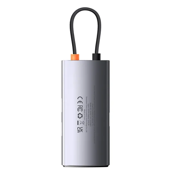 Hub 4in1 Baseus Metal Gleam Series, USB-C to 3x USB 3.0 + Ethernet RJ45 - Image 5