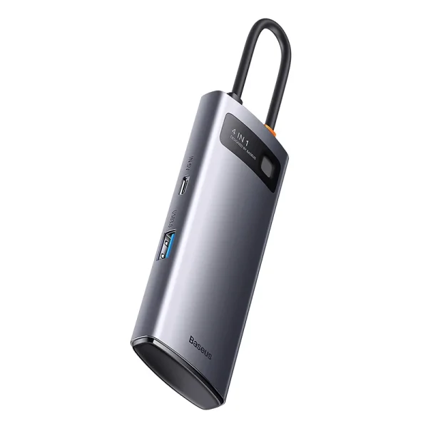 Hub 4in1 Baseus Metal Gleam Series, USB-C to 4x USB 3.0 - Image 4