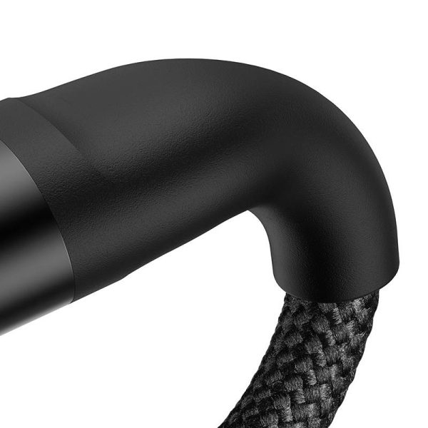3in1 USB cable Baseus Flash Series 2, USB-C + micro USB + Lightning, 100W, 1.5m (black) - Image 5