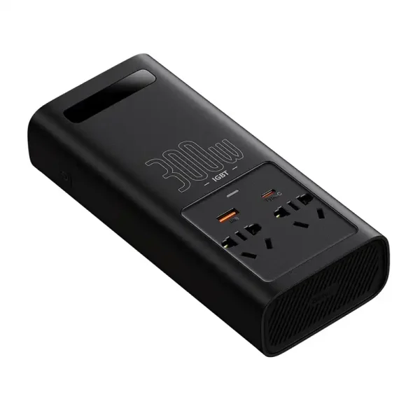 Power Inverter Baseus 300W (220V CN/EU) (black) - Image 4