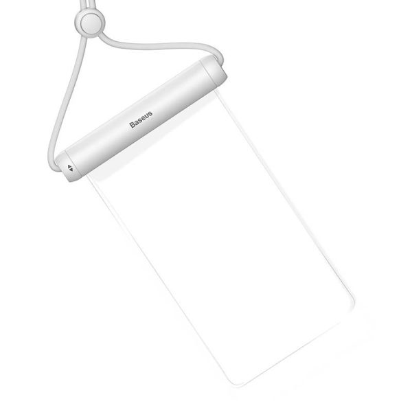 Baseus Cylinder Slide-cover waterproof smartphone bag (white) - Image 2