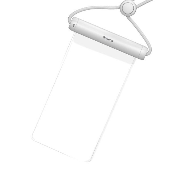 Baseus Cylinder Slide-cover waterproof smartphone bag (white) - Image 4