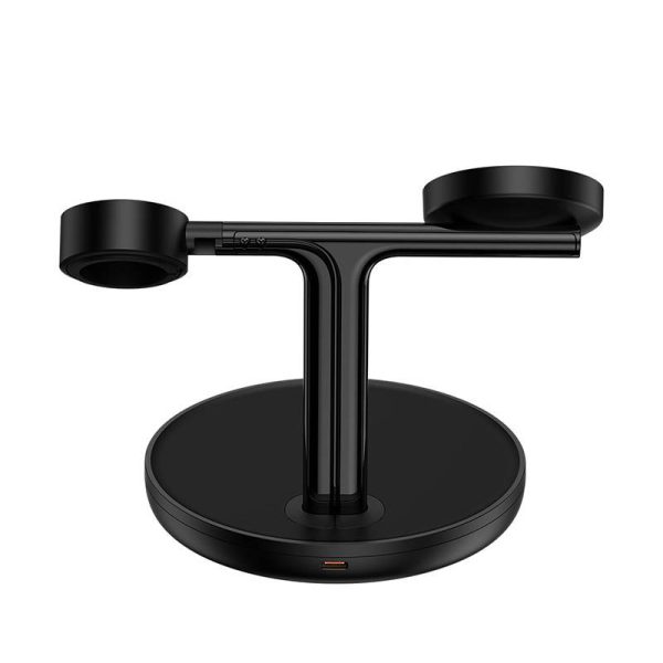 Magnetic Charging Bracket Baseus Swan 3 in 1 20W (black) - Image 5