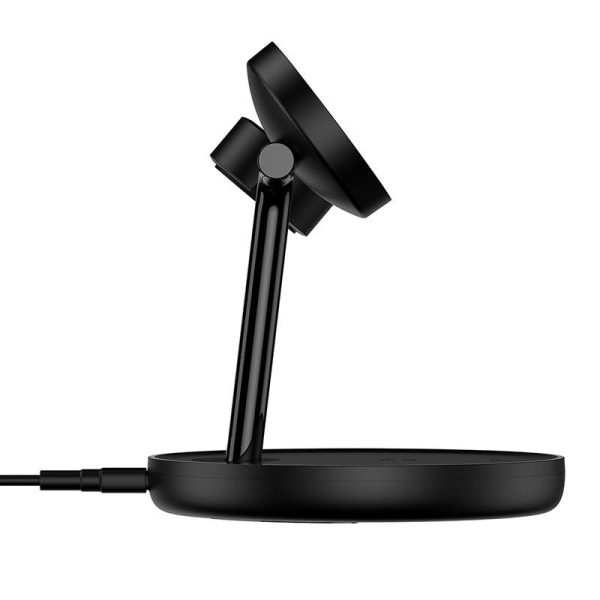 Magnetic Charging Bracket Baseus Swan 3 in 1 20W (black) - Image 4