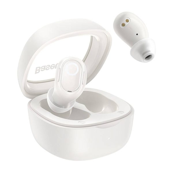 Wireless headphones Baseus Bowie WM02 TWS, Bluetooth 5.0 (white) — изображение 2