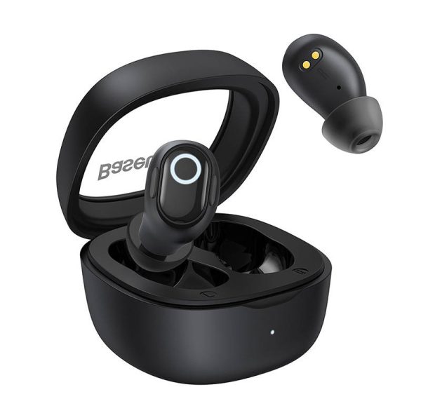 Wireless headphones Baseus Bowie WM02 TWS, Bluetooth 5.0 (black) - Image 2