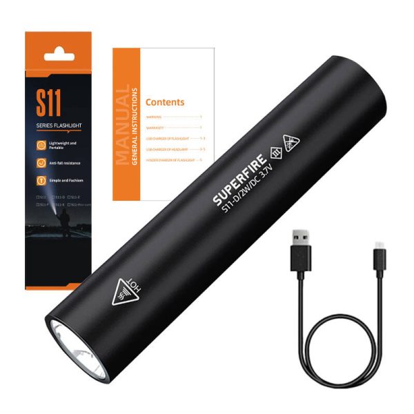 Flashlight Superfire S11-D, 135lm, USB - Image 3