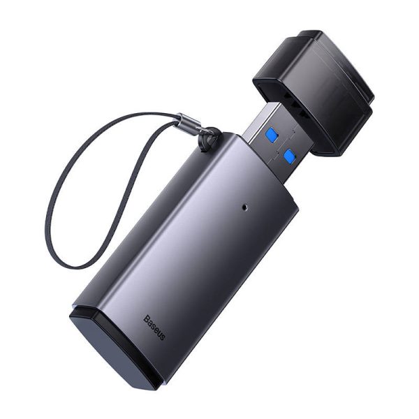 Baseus Lite Series SD/TF memory card reader, USB (gray) - Image 5