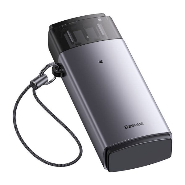 Baseus Lite Series SD/TF memory card reader, USB (gray) - Image 6