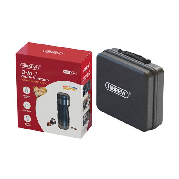 Portable 3-in-1 coffee maker with case 80W HiBREW H4A - Image 3