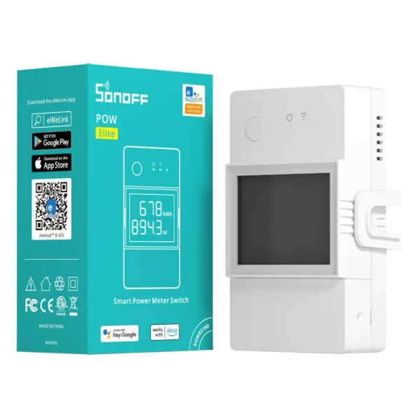WiFi Smart Power Meter Switch Sonoff POWR320D - Image 3