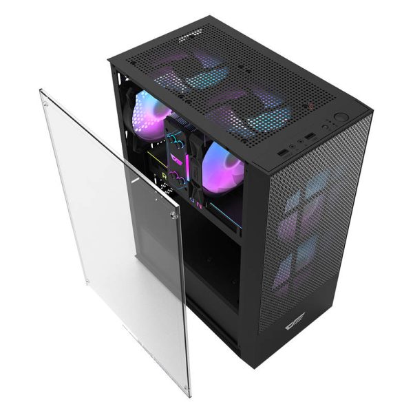 Darkflash A290 computer case (black) + 3 fans - Image 3