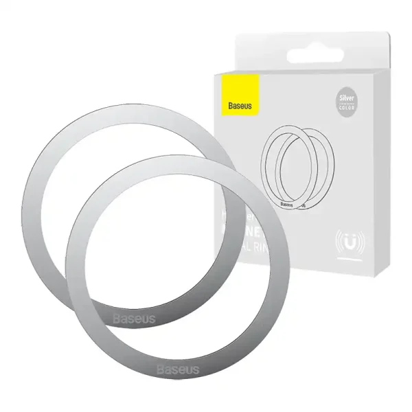 Baseus Halo Magnetic Ring for phones, , MagSafe (Silver) - Image 5