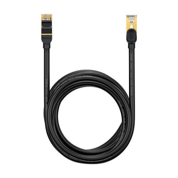 Baseus Ethernet RJ45, 10Gbps, 5m network cable (black) - Image 2