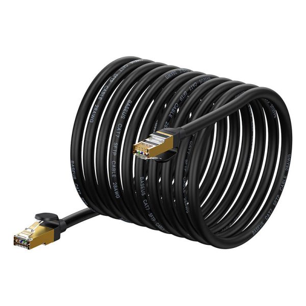 Baseus Ethernet RJ45, 10Gbps, 20m network cable (black) - Image 3