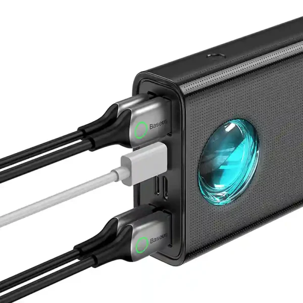 Powerbank Baseus Amblight 30000mAh, 4xUSB, USB-C, 65W (black) - Image 4